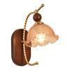 Lámpara de Pared Estilo Medieval Lámpara de Pared para Mesita de Noche Madera Maciza Retro Lámpara Americana para Pasillo Lámpara de Pared de Fondo para Sala de Estar Lámparas Zhongshan L271