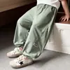 8057 Pantalones Largos de Verano para Niños 2026 Nuevo Estilo de Secado Rápido Suaves Pantalones Casuales para Niños Pantalones Jogger Anti-Mosquitos
