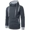 Nova Jaqueta Masculina com Puxador Lateral, Suéter com Capuz, Jaqueta Masculina, Cardigan Suéter com Capuz Fashion Casual