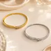 Bestseller transfronterizo: Pulsera delgada de doble fila trenzada de doble capa con incrustaciones de circonita para mujer, diseñada para citas y vacaciones