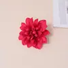 Flores de Dália Artificiais para Decoração de Casa, Flores de Seda Artesanais DIY, Arranjos Florais Decorativos, Acessórios, Flores de Seda