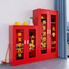 Estação de Bombeiros em Miniatura Personalizada, Suprimentos de Emergência, Equipamentos de Combate a Incêndio, Conjunto Completo de Armários de Bombeiros, Armazenamento de Ferramentas de Incêndio para Canteiro de Obras Externo