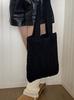 Bolso de Mano Tejido Han Dai Dongdaemun Bolso Tejido Hecho a Mano Maillard Invierno Color Sólido Retro Bolso de Hombro para Mujer
