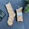 Calcetines de Moda para Hombre y Mujer Four Seasons Calcetines Deportivos de Tubo Largo para Pareja Calcetines con Letra NY Shlet Calcetines de Estudiante a la Moda Estilo Coreano