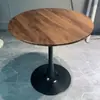 Mesa de jantar para casa, mesa de varanda, mesa de sala de estar, mesa de jantar casual, mesa redonda, mesa de negociação de hotel, mesa redonda comercial para lojas de chá com leite e cafés