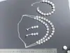 Collar de Múltiples Capas con Diamantes Completos Europeos y Americanos, Aretes, Accesorios para Vestido de Novia y Traje de Mujer, Novia, Boda, Accesorios de Alta Gama