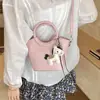 Bolsas de Nicho com Relevo Fofas e Adoráveis para Meninas, Novas Bolsas Transversais Versáteis da Moda 2026, Bolsas de Mão Exquisite, Bolsas Saco