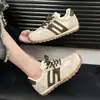 Zapatos Planos Versátiles de Suela Suave De-Xun 2026 Primavera/Otoño Moda Casual Zapatos Deportivos Ocultos para Aumentar la Altura Zapatos Retro Americanos Forrest Gump