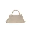 2026 Estilo Otoño Temprano Textura Retro Simple Elegante Casual Bolso Cruzado ins Bolso Cuadrado Pequeño Bolso de Mano de Moda para el Trabajo