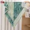 Bufanda Cuadrada Nueva para Mujer de 90CM Estilo Retro Dos Tonos Estampado de Anacardo Bufanda de Seda Chifón Satinado Fuente de Fábrica al por Mayor