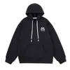 Sudadera con capucha de algodón puro personalizada, marca de moda, invierno, unisex, casual, holgada, manga larga, con estampado, casual, versátil