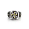 Anillo Cabeza de Dragón Zodiacal Supremo Transfronterizo Europeo y Americano para Hombre Dominante Retro Joyería de Mano Anillo de Calavera Punk Personalidad