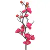 Decoração de Bolo de Aniversário Flor de Ameixa Vermelha para Aniversário de Idosos Aniversário Gong Shou Po Decoração de Bolo Plug-in para Assar