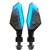 Faróis de Motocicleta Modificados Spot 22 LEDs Duas Cores em Forma de V Guia de Luz Duas Cores Seta Luz de Freio Luz Diurna