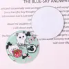 Gatinho de Desenho Animado Patch Impresso em Acrílico DIY Acessórios de Cabelo Adorno de Cabeça Grampo de Cabelo Broche Decoração de Bolsa Insígnia Acessórios de Joias