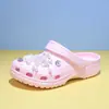 Sandálias Crocs Clássicas de Estrela com Strass e Pérolas para Mulheres Chinelos de Dedo para Uso Externo Femininos Sapatos de Praia Crocs para Casa Mulheres