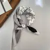 Pañuelo de Seda Hecho de Seda Genuina, Pañuelo Cuadrado Pequeño para Mujer, Adecuado para Primavera, Otoño e Invierno, Pañuelo Delgado para el Cuello para Protección del Cuello