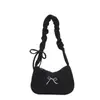 Bolso Pequeño Cruzado de Lona Estilo Japonés, Bolso de Hombro Versátil Casual para Mujer, Bolso Cruzado de Diseño de Nicho Moderno y de Moda, Bolso de Mano