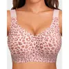 Soporte suave transfronterizo, sin varillas, sujetador sin costuras cómodo y de soporte para mujeres con busto grande, talla grande, se puede usar como prenda exterior