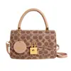 Bolsa texturizada de axila para mulheres, novo estilo francês moderno 2026, bolsa de mão de nicho, bolsa de ombro com fecho de cadeado pequeno, bolsa quadrada pequena
