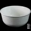 Tazón de arroz de melamina comida rápida buffet tazón cuadrado tazón para sopa tazón para fideos tazón blanco para avena tazón pequeño tazón de plástico comercial para arroz