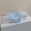 Almofada Borboleta de Sono Profundo com Espuma de Memória, Almofada Confortável para Apoio do Pescoço ao Dormir de Lado, Almofada em Formato de Borboleta para Auxiliar o Sono, Almofada de Memória com Retorno Lento