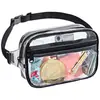 Al por mayor Spot Amazon Nuevo Transparente de PVC Bolsa de Cintura Deportiva Fitness Viaje Gran Capacidad Bolsa para Teléfono Móvil de Hombre de Negocios