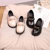 Sapatos de Couro Coreanos Casuais e da Moda Populares para Crianças Primavera e Outono 2025 Sapatos Casuais e Mais Fáceis de Combinar para Meninos Sapatos da Moda para Meninas