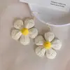 Estilo Férias Brincos Grandes de Flor na Beira-Mar Ráfia Popular High-End Luxo Leve Brincos de Estrela Brincos Elegantes de Nicho