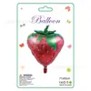 Globos de Frutas Empaquetados en Tarjetas, Fresas, Maíz, Plátanos, Globos de Papel de Aluminio, Fiesta de Cumpleaños, Centro Comercial, Decoración para Eventos Escolares