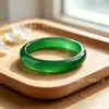 Pulseira simples de pedra olho de gato no atacado, pulseira de vidro jade calcedônia imitada para mulheres, pulseira branca clara luar gelo, pequeno presente para bancas