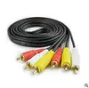 3 a 3 Línea de Loto Línea 6 Juego de Líneas Caja Superior Línea de TV Línea de Audio y Video Rojo, Amarillo y Blanco 6 Líneas AV 5 m