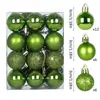 Bolinha de Natal 3cm, bola pequena, bola de plástico brilhante galvanizada, decoração criativa para árvore de Natal, pequeno pingente, item quente transfronteiriço