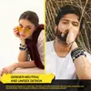 8 Pulseras de Moda Punk Europeas y Americanas Más Vendidas con Remaches Redondos y Broches de Presión Góticos, Pulseras de Cuero Ajustables para Parejas