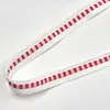 Banda Elástica de 1.5 cm de un Solo Lado con Recortes de Capullos de Flor, Redes de Escalera, Encaje Elástico, Juguete DIY, Adorno para Borde de Falda con Borde Curvo