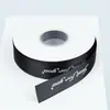Fita de letra inglesa 1cm fita de cetim fita de seda serpentina embalagem de caixa de presente fita colorida materiais de embalagem diy