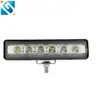 Logo Personalizable 6 Pulgadas Una Palabra 6 Luces LED Rojo y Azul Intermitentes Modificación de Coche Luz Auxiliar Foco Luz de Trabajo