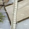 Cuerda de Cáñamo Caqui Encaje Hecho a Mano Material de Algodón Decoración Retro Artesanía Tejido Plano Ancho Producto Creativo Ropa de Abrigo Crochet