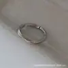 Anillo Geométrico Irregular de Diseño de Nicho para Mujer, Anillo Abierto de Alta Gama Retro Genial Elegante para el Dedo Índice