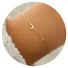 Amazon Clip de Papel de 26 Letras Hueso de Serpiente Doble Capa Apilado Pulsera de Acero Inoxidable Simple Moda Joyería Versátil