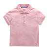 2026 Nueva Camisa Polo de Manga Corta para Niños, Camiseta de Nuevo Estilo para Verano, Camisa Polo de Algodón de Color Sólido Unisex para Niños