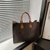 Bolso para el trabajo, Bolso tote para mujer, Retro Nuevo estilo 2025, Moderno, Sencillo, Gran capacidad, Bolso de mano al hombro, Bolso de axila