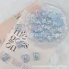 Nuevo Chapado UV Dulce Fantasía Mariposa Pequeña Forma de Huevo Hecho a Mano DIY Pulsera de Cuentas Accesorios de Decoración para Pasador Material