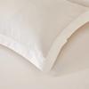 1 Funda de almohada de lino para hotel, algodón puro, funda de almohada blanca, ropa de cama para hogar, hotel, bed & breakfast, funda de almohada de satén 100% algodón
