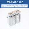 Cilindro de tres ejes tipo SMC MGPM12X16X20X25/32/40/50/63-10X30-40-50 con vástago guía