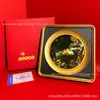 Adorno Cuadrado de Oro Puro 999 con Forma de Montaña Estilo Chino para Sala de Estar, Artesanía Decorativa Atrae Riqueza, Venta al por Mayor de Regalos