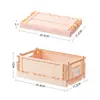 Caja de Libros Plegable Multicapa debajo de la Mesa Estante de Almacenamiento para Snacks Carrito de Almacenamiento con Ruedas de Pie para Dormitorio Estudiantil