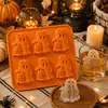 Óculos de Sol Coração Halloween Molde de Gelo Fantasma Bandeja de Gelo para Coquetel Abóbora Molde de Silicone Vela de Chocolate