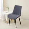 Funda de Silla Universal Universal para Silla de Comedor del Hogar Cubierta Elástica Todo Incluido Forma Especial Curva Funda de Silla de Una Pieza