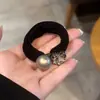 Tiara de Pérolas de Alta Qualidade para Mulheres 2025 Novo Estilo Elástico de Cabelo Elástico Corda para Rabo de Cavalo Elástico Popular Bola para Cabelo Acessório de Cabeça